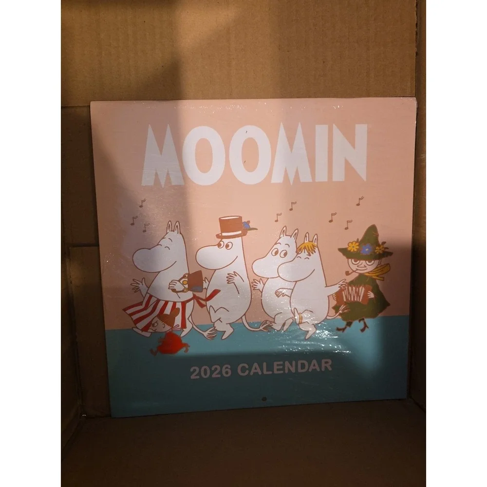 2026 Moomin Wall Calendar Moominvalley Tove Jansson Moomintroll‎ Snufkin 12x12